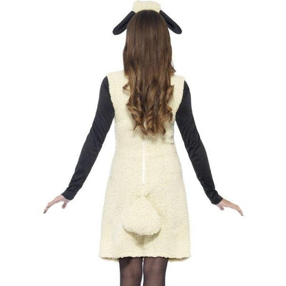 Shaun The Sheep Costume Womens Adult White Dress 2