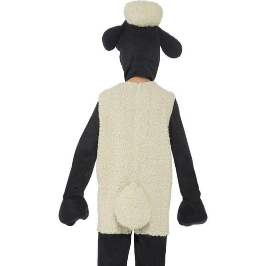 Shaun The Sheep Kids Costume White Jumpsuit Headpiece 2