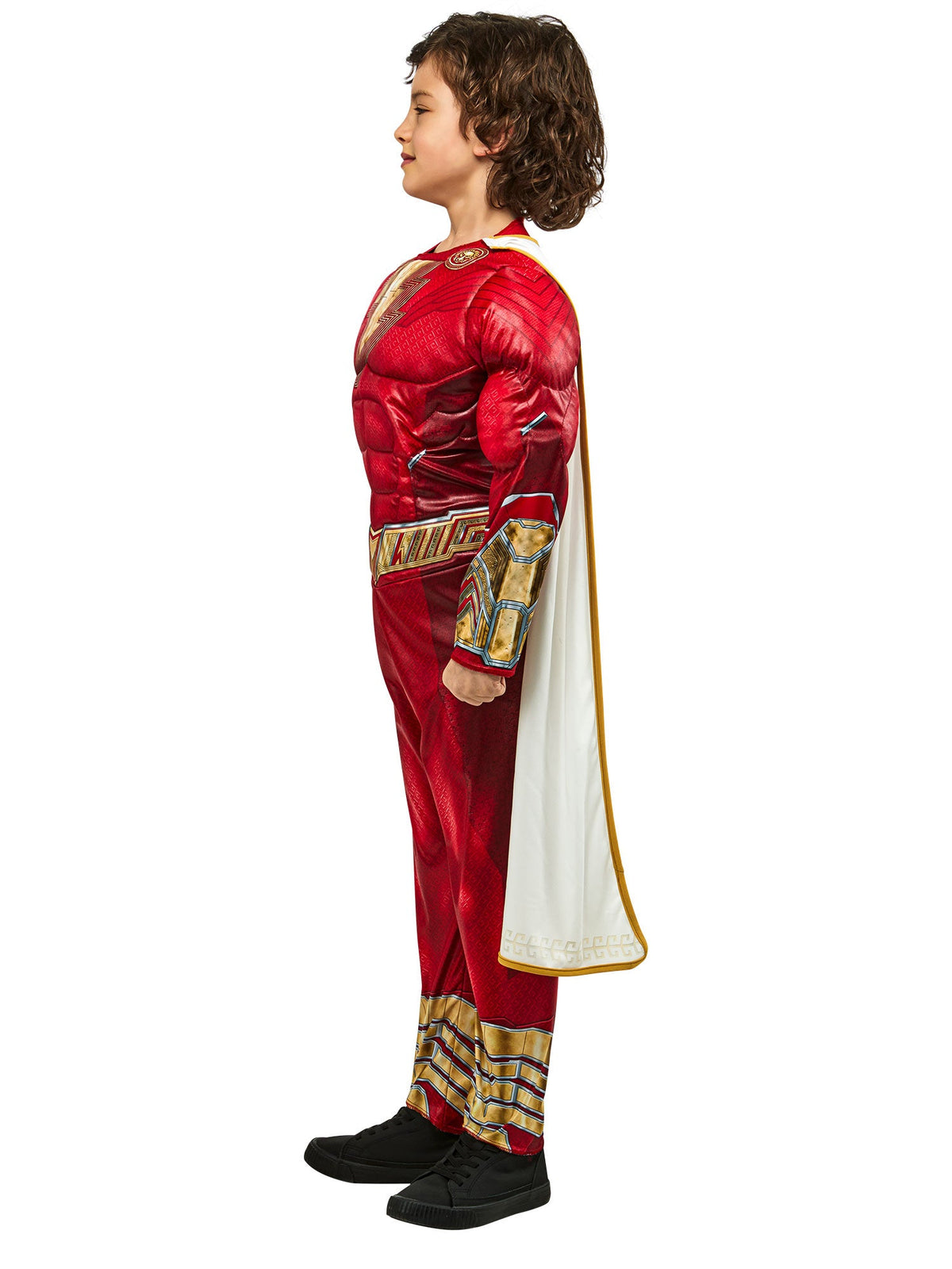 Shazam Fury of the Gods Boys Red Muscle Costume 4