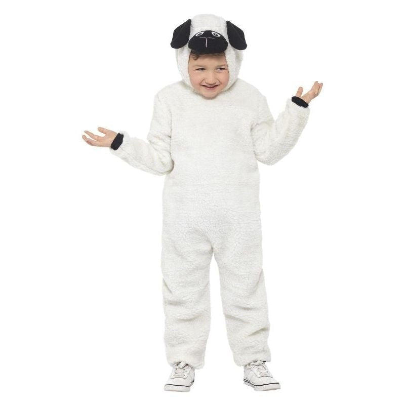 Sheep Costume Kids White Black 5