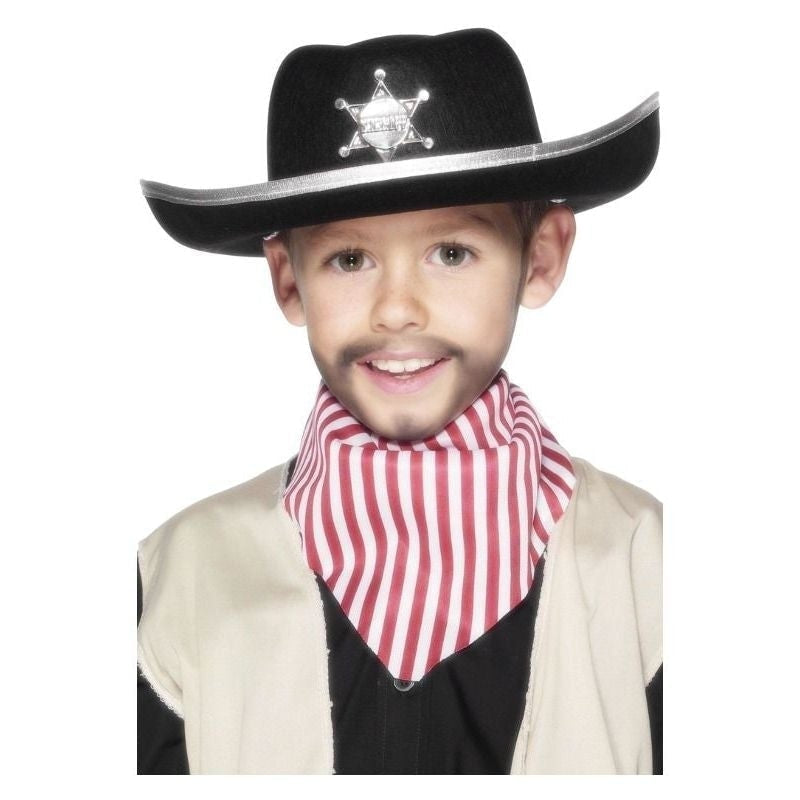 Size Chart Sheriff Hat Kids Black