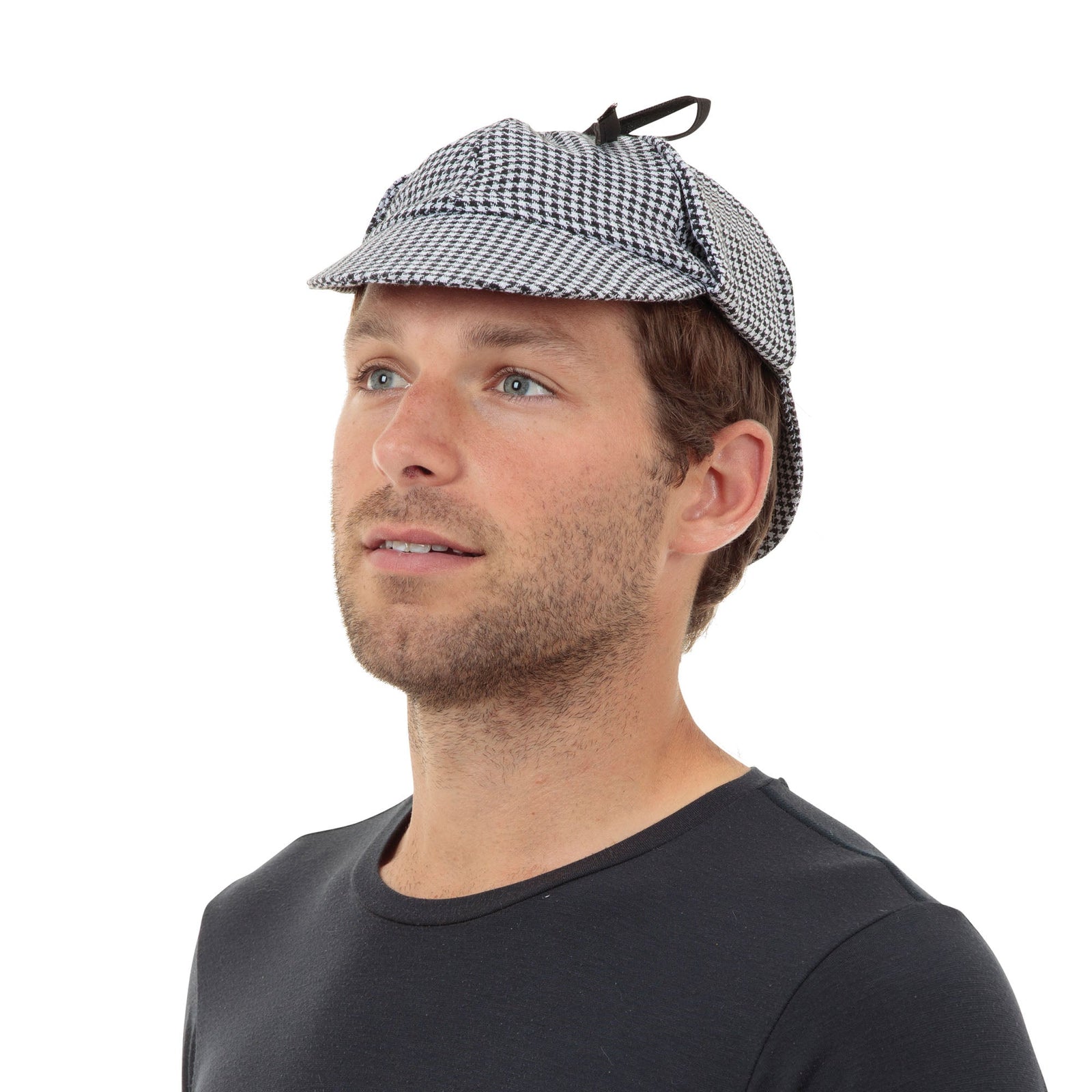 Sherlock Detective Hat Historical Style Victorian Deerstalker Cap 1