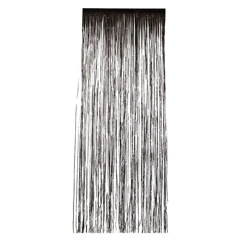 Shimmer Curtain Adult Met Black 2