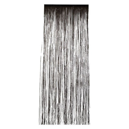 Shimmer Curtain Adult Met Black 2