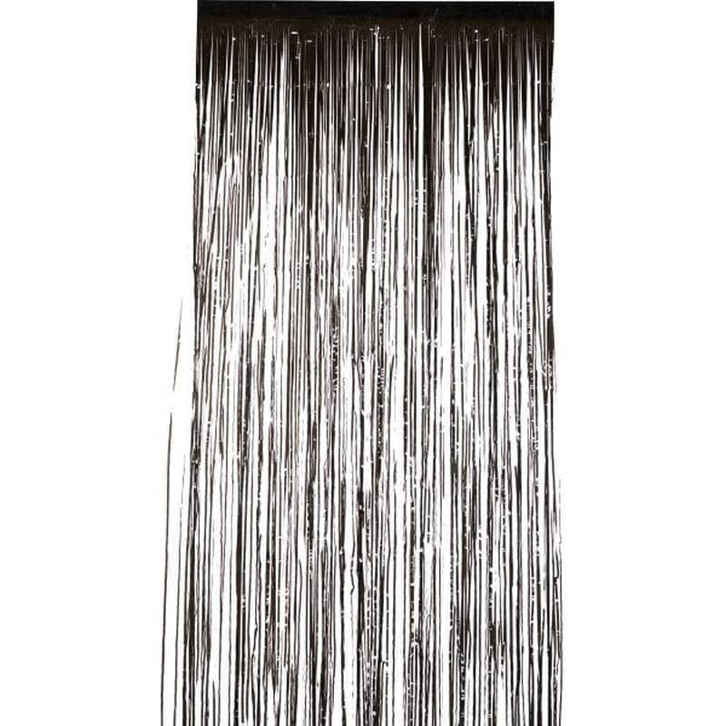 Shimmer Curtain Adult Met Black 1