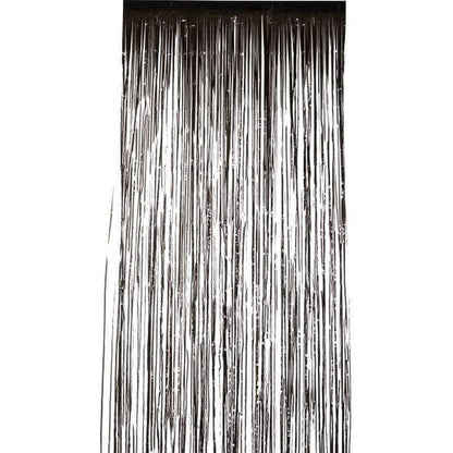Shimmer Curtain Adult Met Black 1