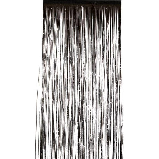 Shimmer Curtain Adult Met Black 1