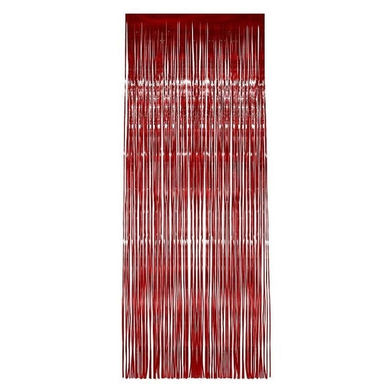 Size Chart Shimmer Curtain Adult Red