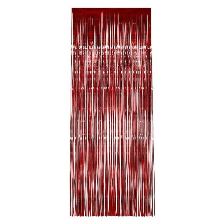 Shimmer Curtain Adult Red_2 