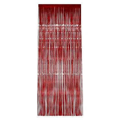 Shimmer Curtain Adult Red 2