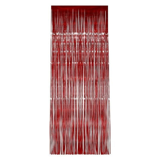 Shimmer Curtain Adult Red 2