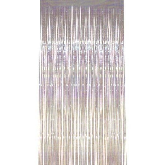 Shimmer Curtain Adult White 1