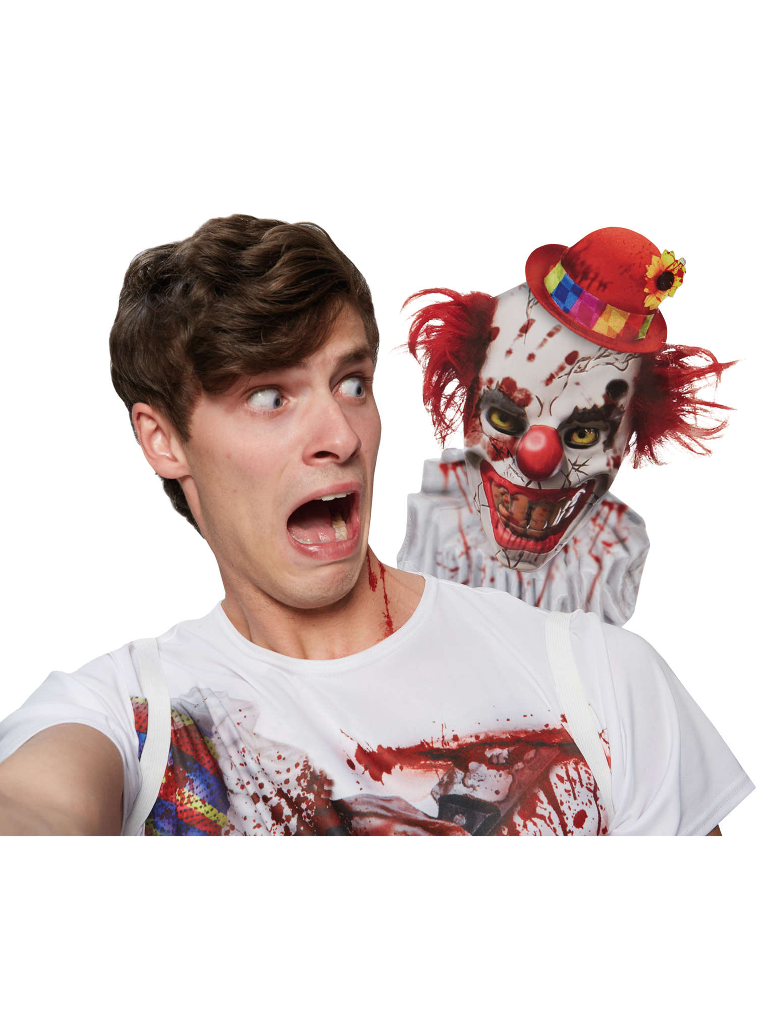 Shocker Clown Selfie T Shirt Costume 2