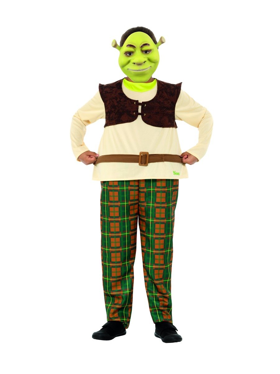 Shrek Deluxe Licensed Costume Child Green All In One_2