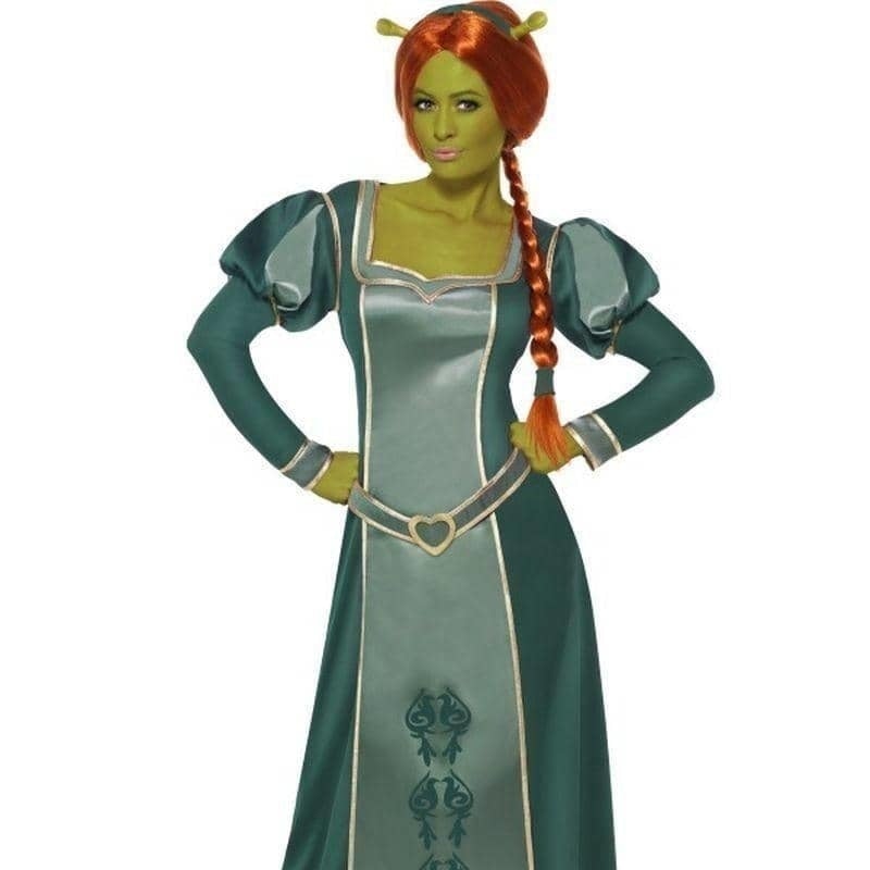 Shrek Fiona Licensed Costume Adult Green Dress 1