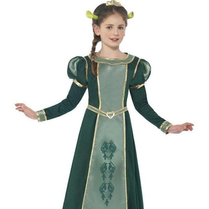 Shrek Princess Fiona Costume Kids Green Dress 2