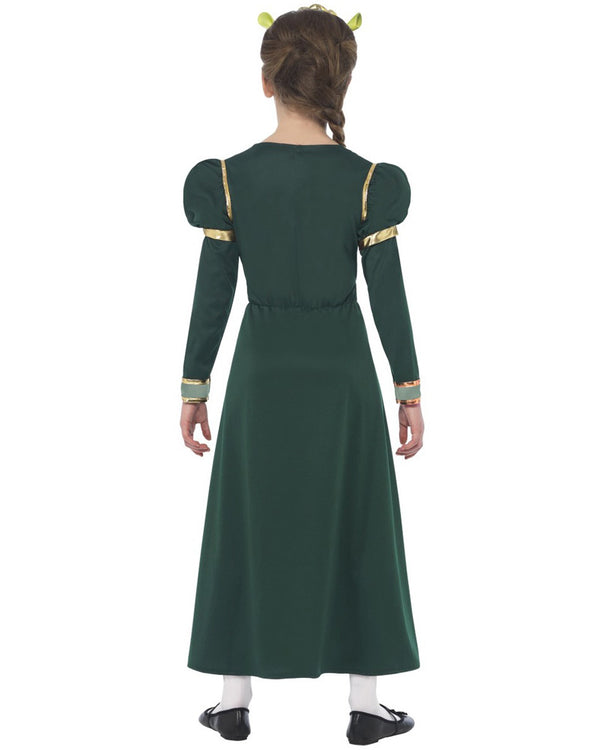 Shrek Princess Fiona Costume Kids Green Dress 4