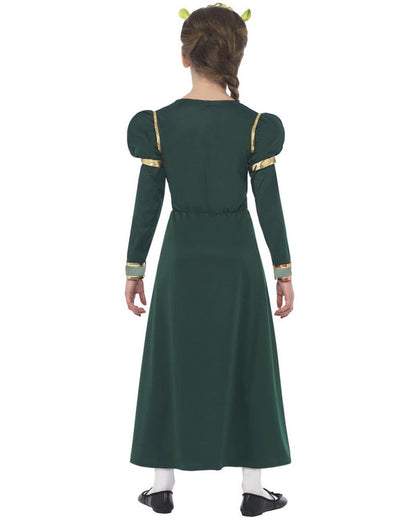 Shrek Princess Fiona Costume Kids Green Dress 4