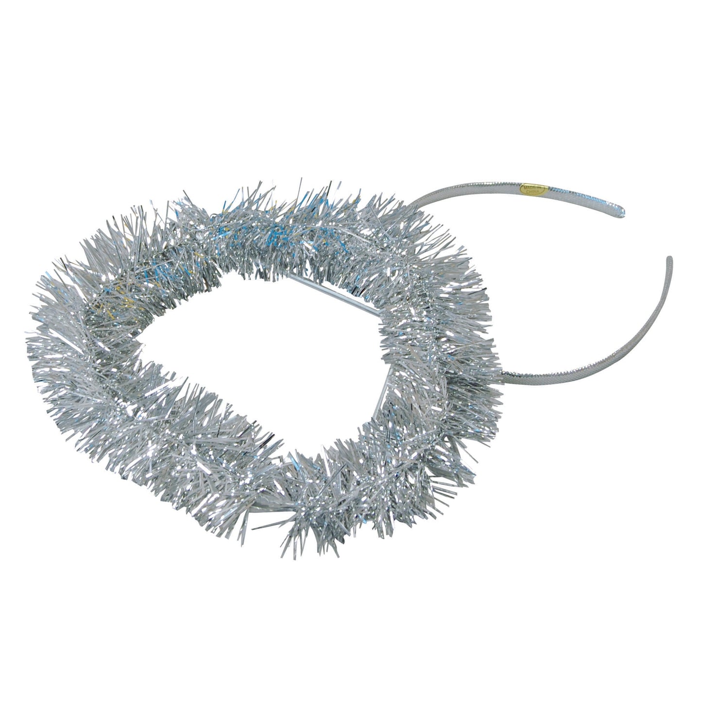 Silver Halo Tinsel Nativity Costume Accessory 1