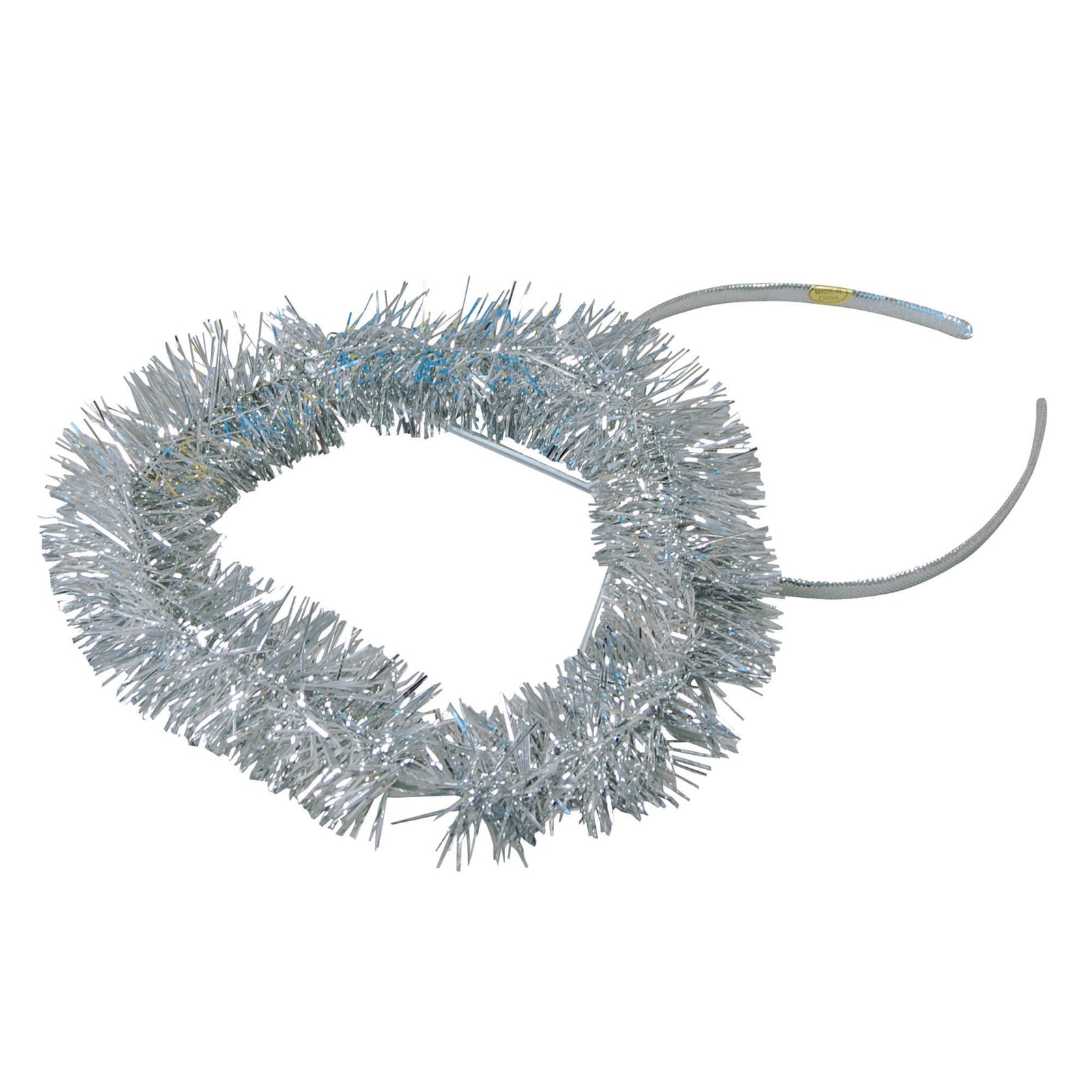 Silver Halo Tinsel Nativity Costume Accessory 1