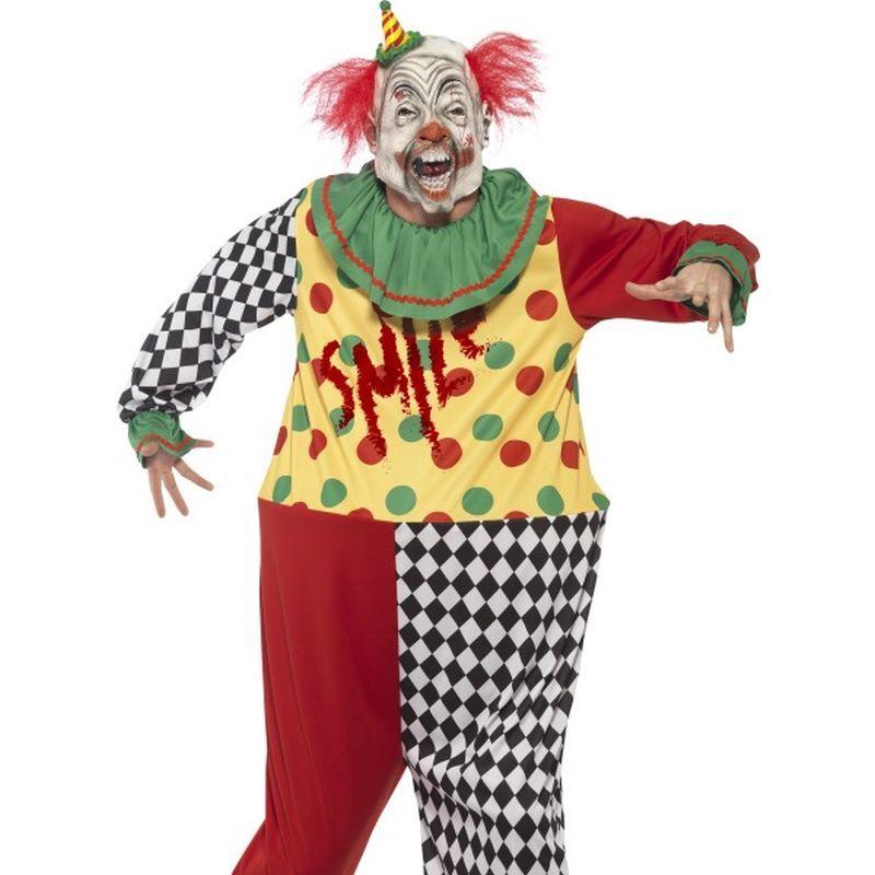 Sinister Clown Costume Adult Black_1