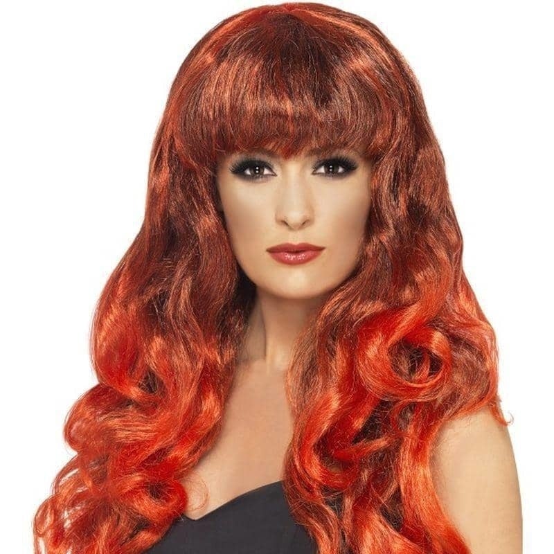 Siren Wig Adult Red 1