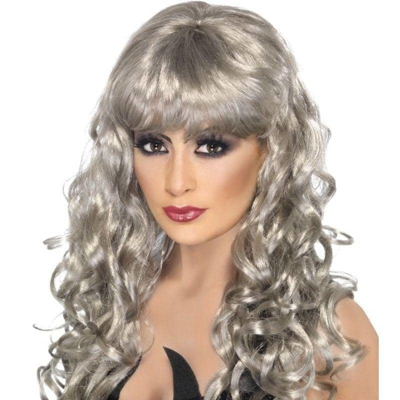 Siren Wig Adult Silver_1