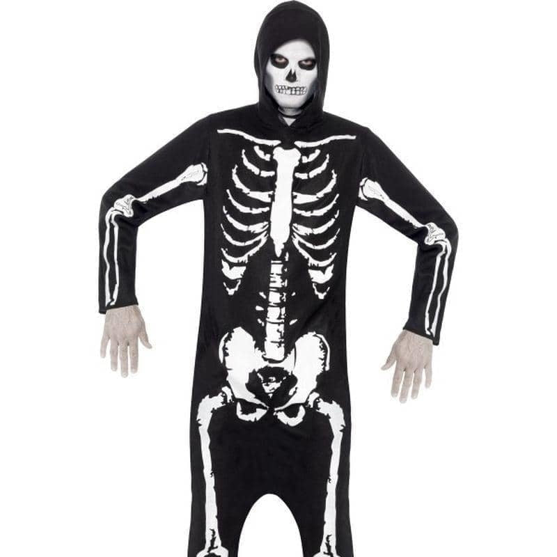 Skeleton Costume Adult Black_1