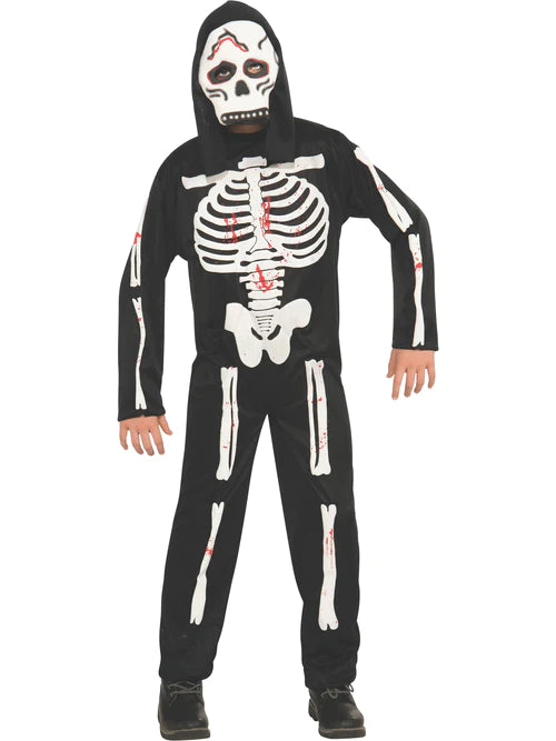 Skeleton Costume Kids Jumpsuit