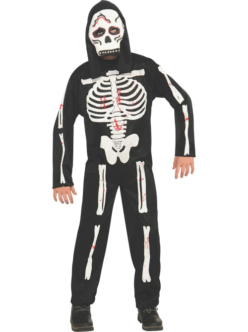 Skeleton Costume Kids Jumpsuit 1