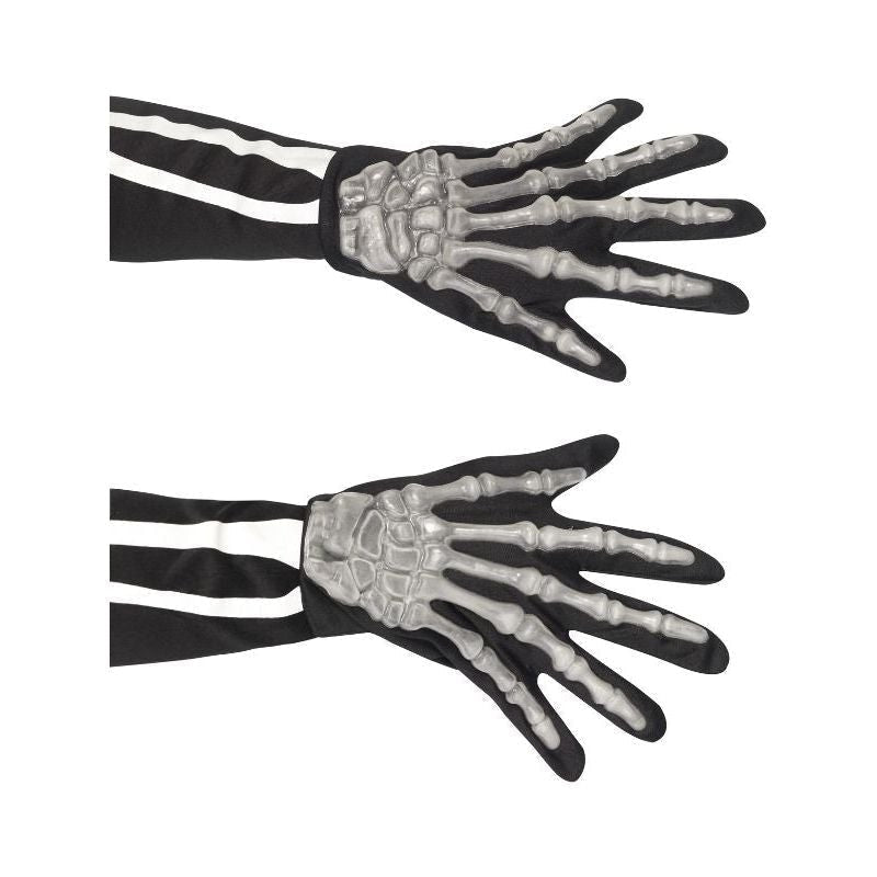Size Chart Skeleton Gloves Raised Bony Fingers