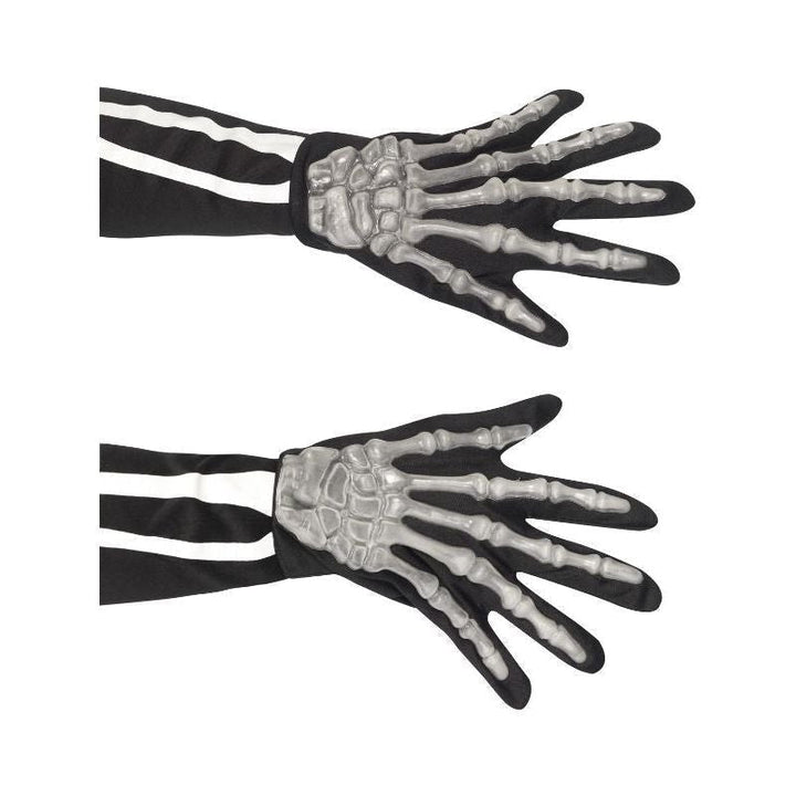 Skeleton Gloves Adult Black_2 