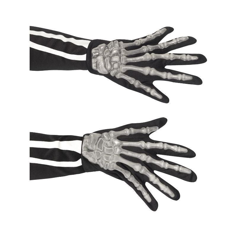 Skeleton Gloves Raised Bony Fingers 2