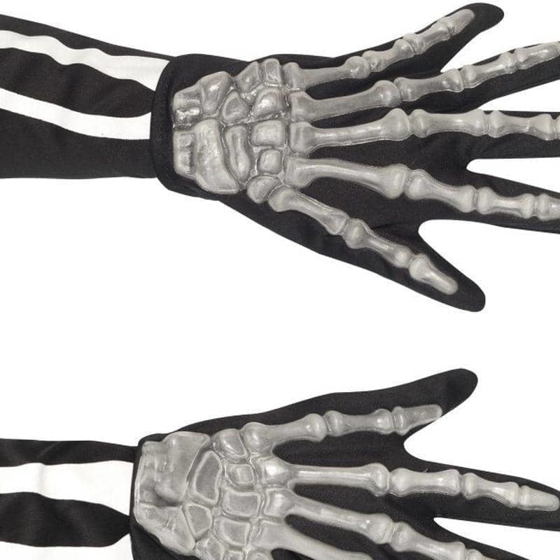 Skeleton Gloves Raised Bony Fingers_1