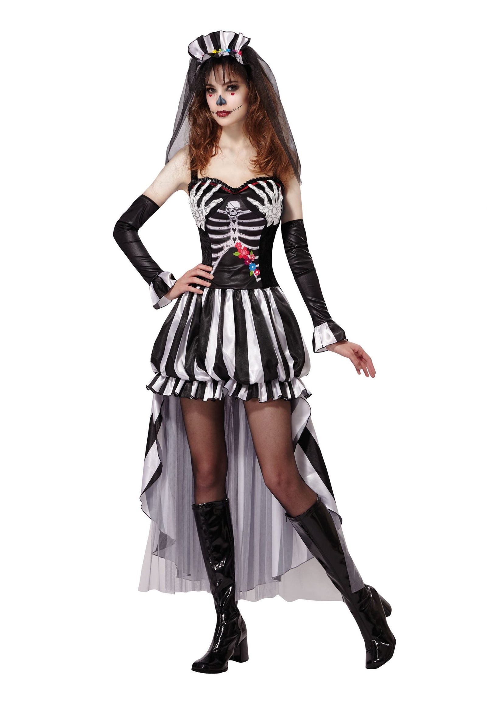 Skeleton King Adult Costume Uk Size 10 14 1