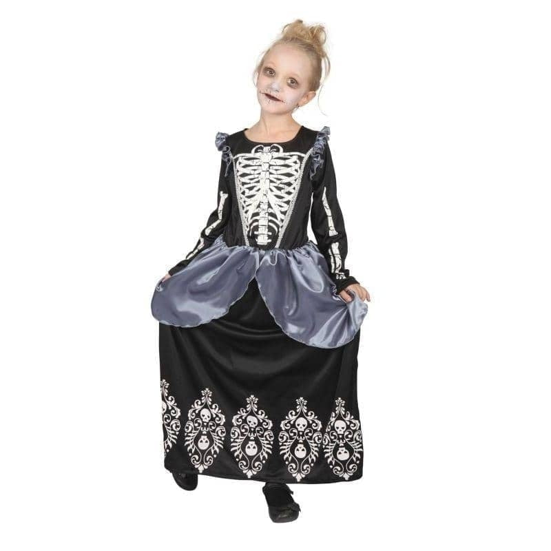 Skeleton Princess Childrens Costume 1