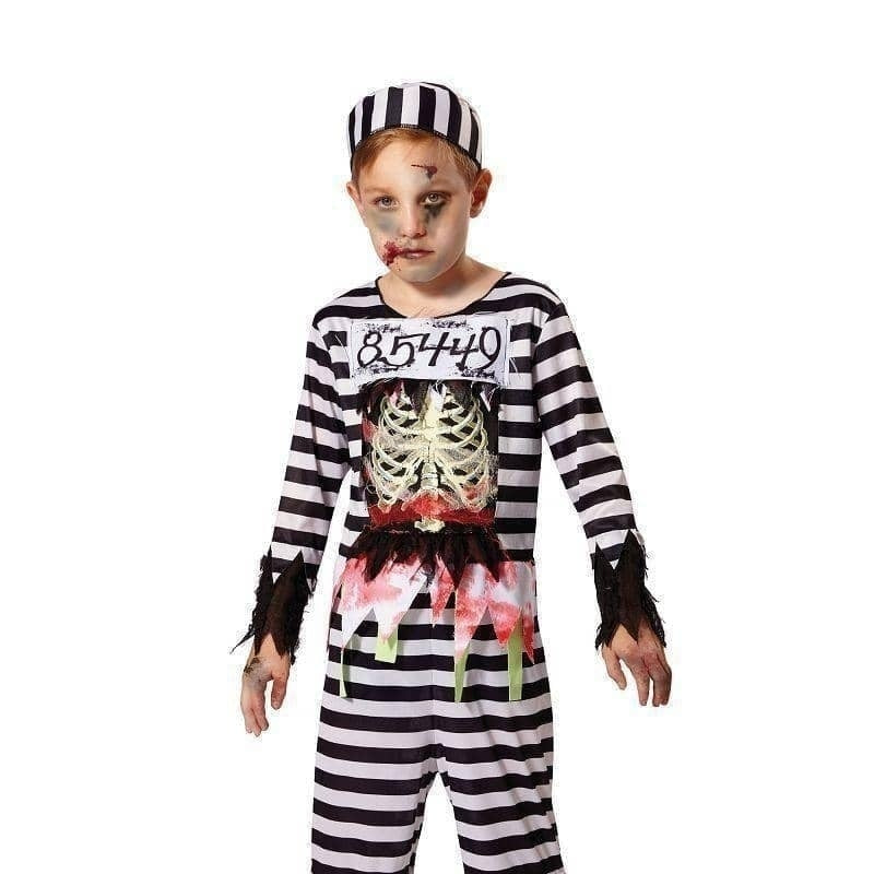 Skeleton Prisoner Boys Costume_1