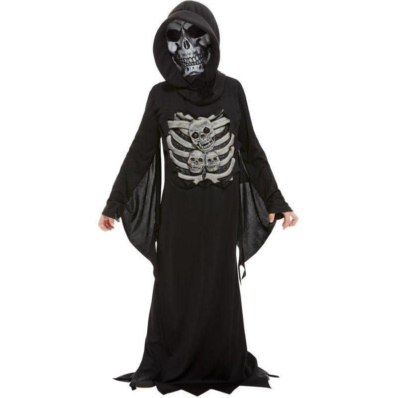 Skeleton Reaper Costume Child Black_1