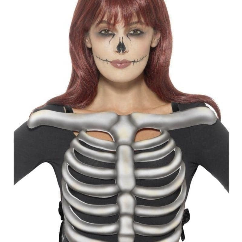 Skeleton Rib Cage Top Unisex Adult White 1