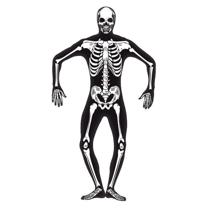 Skeleton Second Skin Adult Glow In The Dark Costume 5