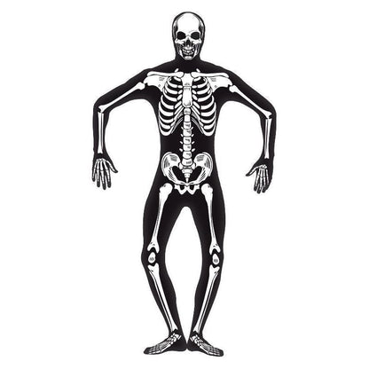 Skeleton Second Skin Adult Glow In The Dark Costume 5