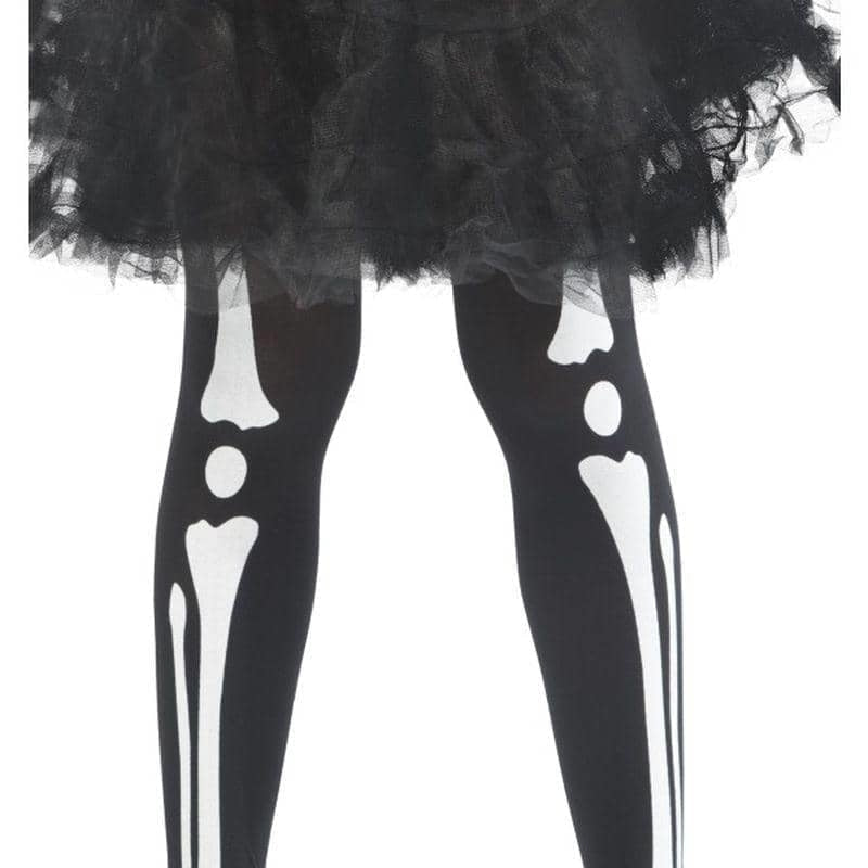 Skeleton Tights Child Black Halloween Costume Accessory 2