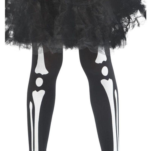 Skeleton Tights Child Black Halloween Costume Accessory 2