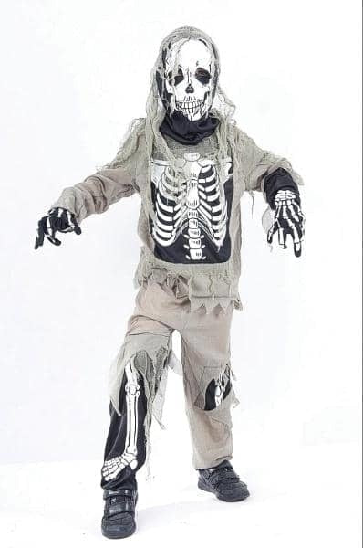 Skeleton Zombie Childrens Costume 1