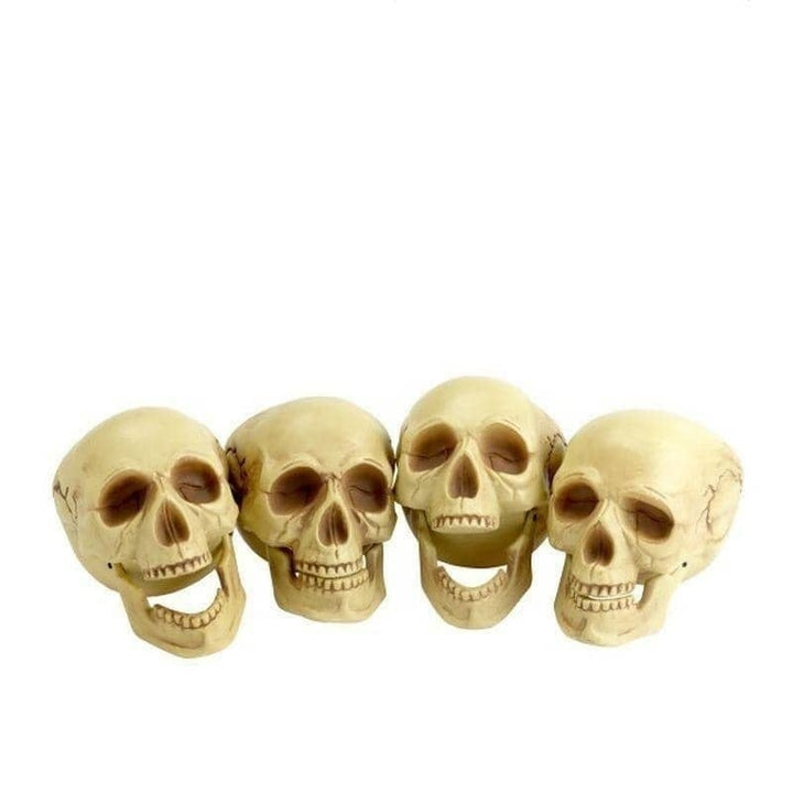 Skull Heads Adult Natural 4 off 16cm_1