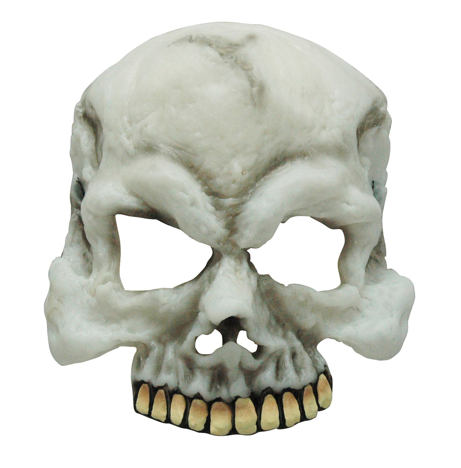 Skull Mask Half Face White Glow in Dark 1