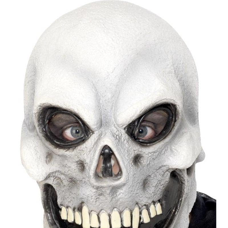 Skull Overhead Mask Adult White 1