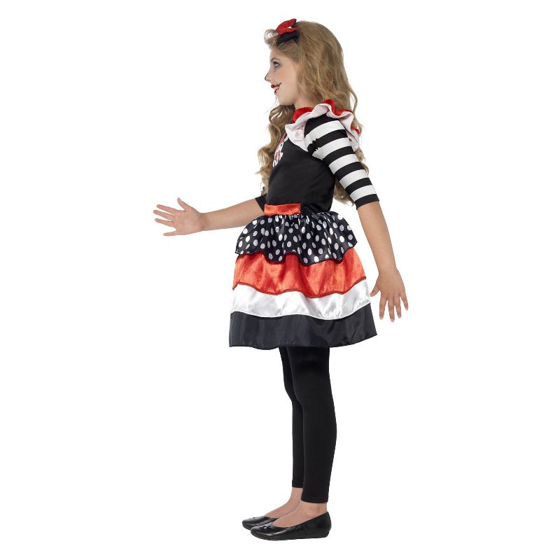 Skully Girl Costume Black Child 3