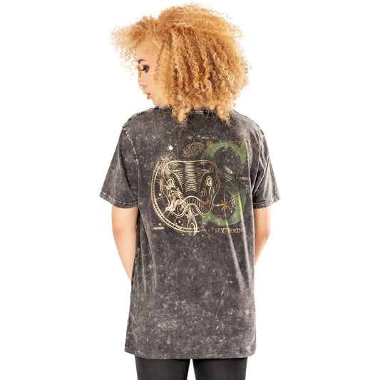 Slytherin Acid Wash Harry Potter Unisex T-Shirt Adult 2