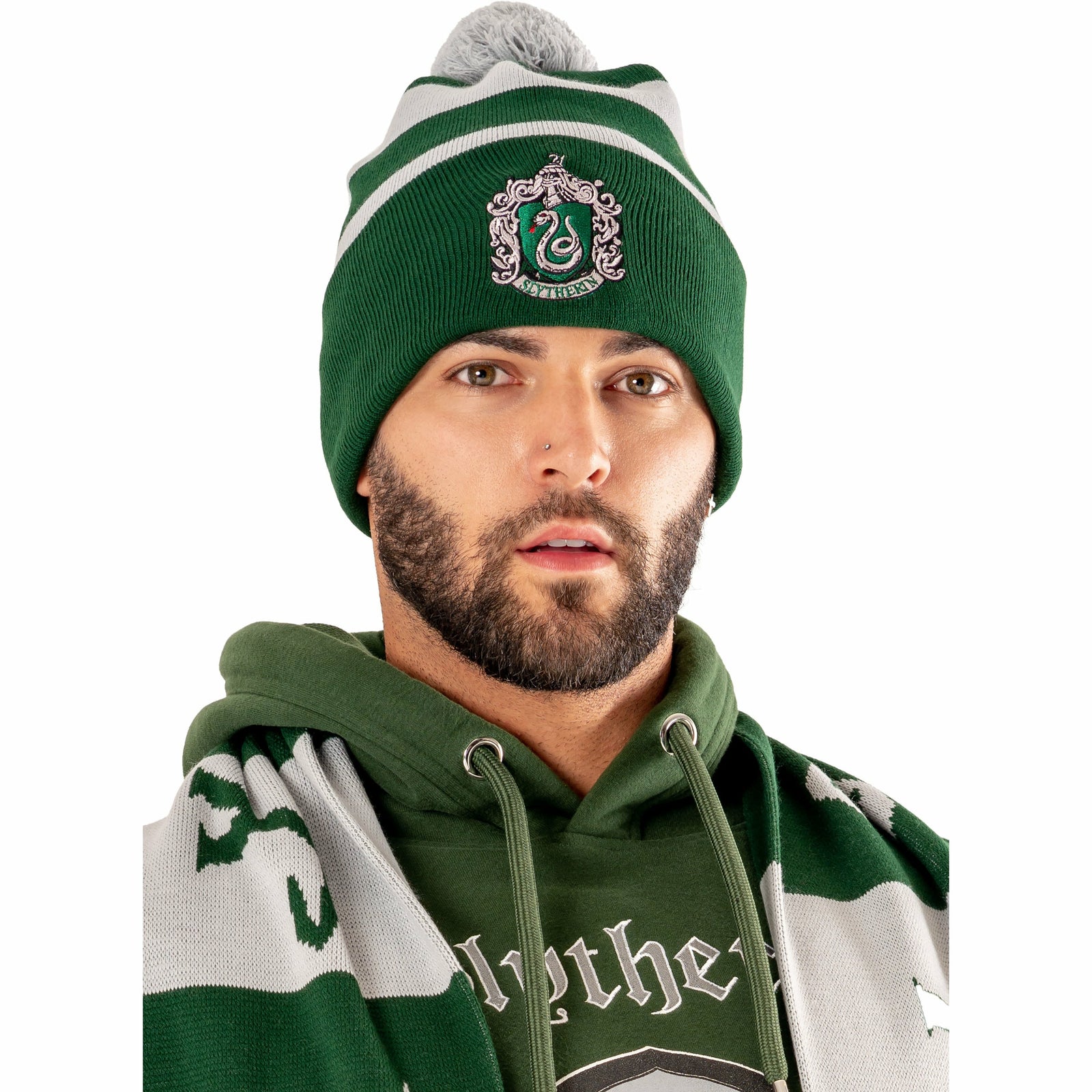 Slytherin Harry Potter Beanie Hat Adult 1